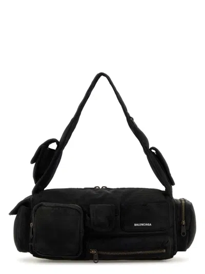 Balenciaga Women's Nylon Superbusy S Shoulder Bag