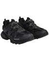 Balenciaga Black Mesh And Rubber Track Sneakers