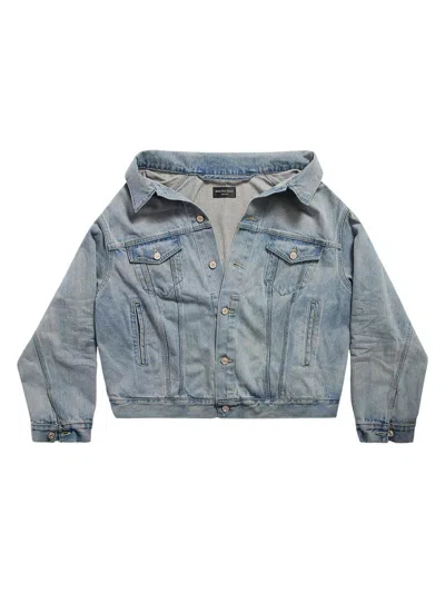Balenciaga (wmns)  Off Shoulder Jacket 'light Blue'