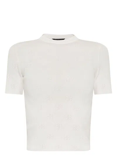 BALENCIAGA WOMEN'S OPEN-KNIT WOOL TOP