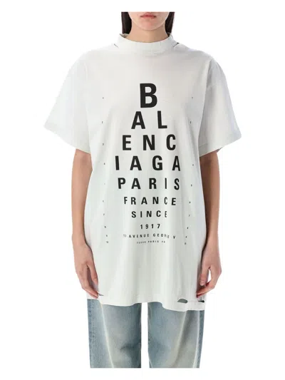 BALENCIAGA WOMEN'S OPTICAL OVERSIZED T-SHIRT