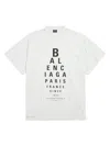 Balenciaga Women Chalk Coton Oversize Shirt In White