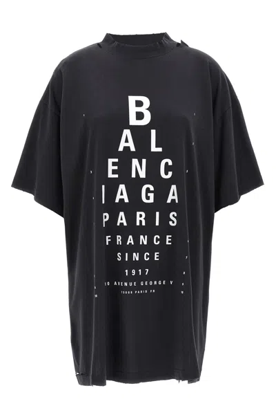 Balenciaga Extra Large Short-sleeved T-shirt In Black
