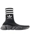 Balenciaga Speed Lt Adidas Sneakers In Black
