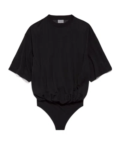 Balenciaga Women's Oversized T-shirt Body In Black