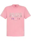 Balenciaga Paris Strass T-shirt In Pink