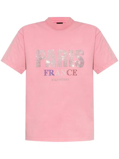 BALENCIAGA BALENCIAGA WOMEN PARIS T-SHIRT