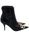 Balenciaga Women's Patent Bb Bootie (authentic Pre-loved) In Black