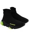 Balenciaga Speed 2.0 High-top Sneakers In Black