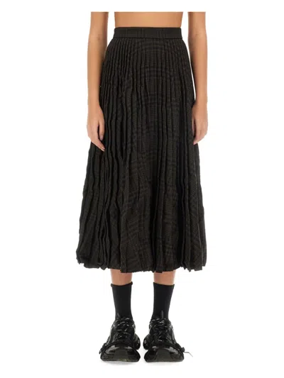 BALENCIAGA WOMEN'S PLEATED SKIRT