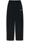 Balenciaga Political Campaign Logo Track Pants In Black