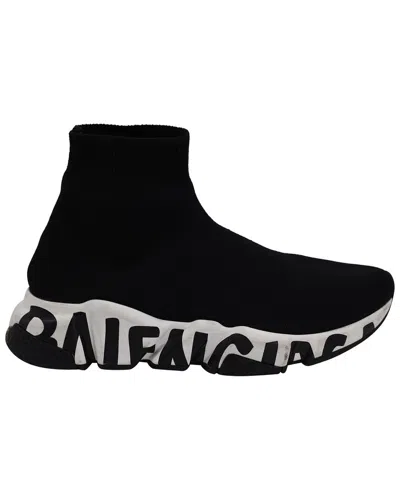 BALENCIAGA BALENCIAGA WOMEN'S POLYESTER RECYCLED KNIT GRAFFITI SNEAKER (AUTHENTIC PRE-  LOVED)