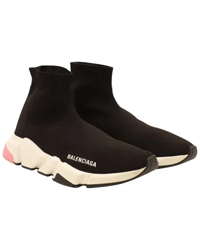 Balenciaga Speed Sneakers In Black Polyester