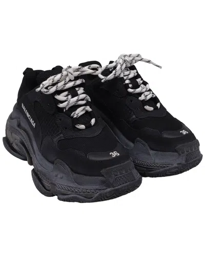 Pre-owned Balenciaga Women's Polyester Triple S Sneaker (authentic Pre-loved)