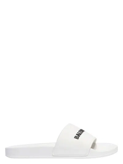 BALENCIAGA WOMEN'S POOL SLIDE BAL LOGO