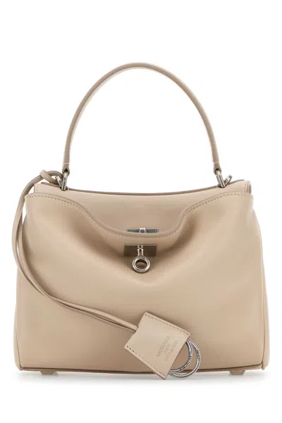 Balenciaga Women Powder Pink Leather Mini Rodeo Handbag