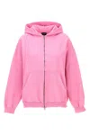 Balenciaga Printed Hoodie Sweatshirt In Multicolor