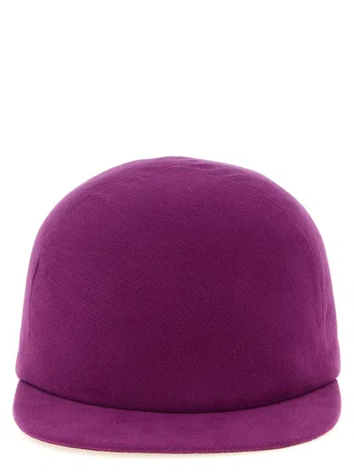 BALENCIAGA PURPLE DRILL SOLID BASEBALL HAT