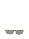 Balenciaga Women Rectangular Sunglasses In Gray