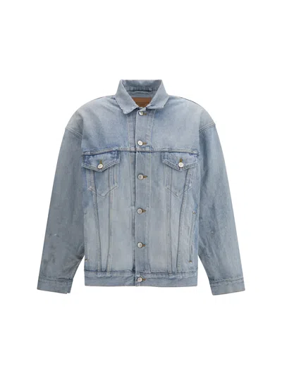 BALENCIAGA BALENCIAGA WOMEN REGULAR-FIT DENIM JACKET
