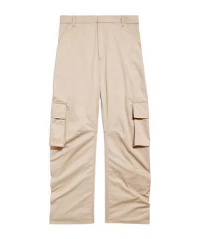 Balenciaga Women's Relaxed Cargo Pants In Beige In Sand