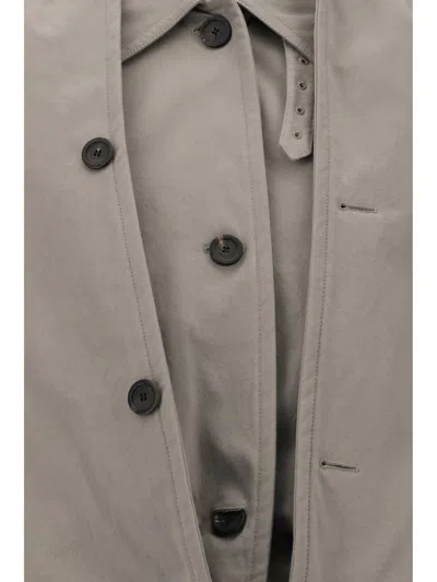 Balenciaga Women Reverse Hooded Trench Coat