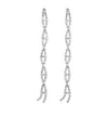 Balenciaga Women's Riviera Earrings  In Shiny Silver
