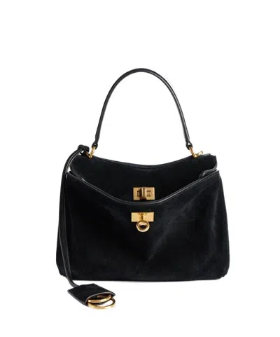 Balenciaga Small Rodeo Top-handle Tote Bag In Black