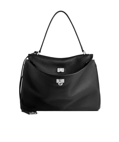 Balenciaga Women's Rodeo Medium Handbag  In Black