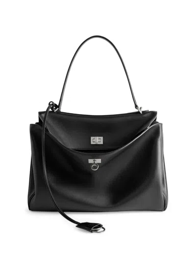 Balenciaga Rodeo Medium Handbag In Black