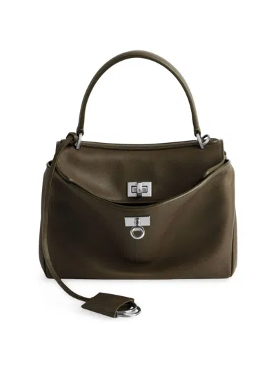 Balenciaga Women's Rodeo Mini Handbag In Dark Green