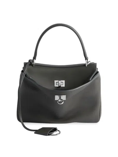 Balenciaga Women's Rodeo Mini Handbag In Grey