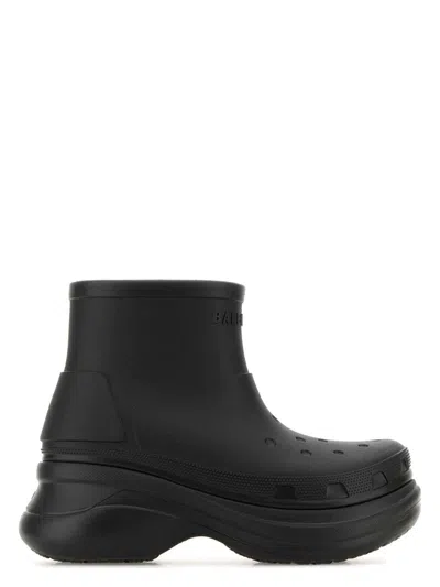 BALENCIAGA WOMEN'S RUBBERX CROCSÃ¢ÂÂ¢ ANKLE BOOTS