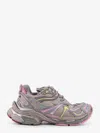 Balenciaga Women Runner 2 Nylon Low-top Sneakers With Leather Inserts In Multi