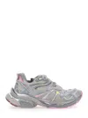 Balenciaga Women Runner 2 Nylon Low-top Sneakers With Leather Inserts In Multi
