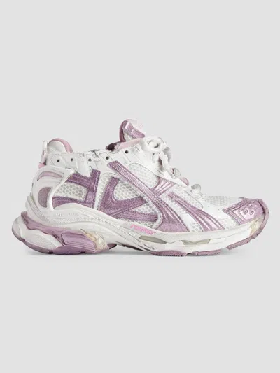Balenciaga Runner Sneakers Mesh Contrast Rubber Outsole In Multi