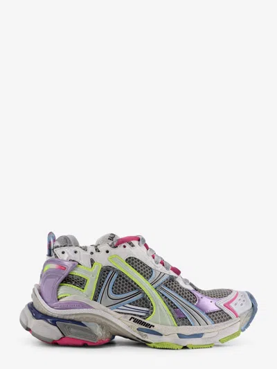 Balenciaga Women Runner Low-top Mesh Sneakers In Multi