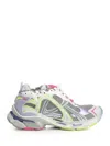 Balenciaga Runner Nylon And Mesh Sneakers In Animal Print