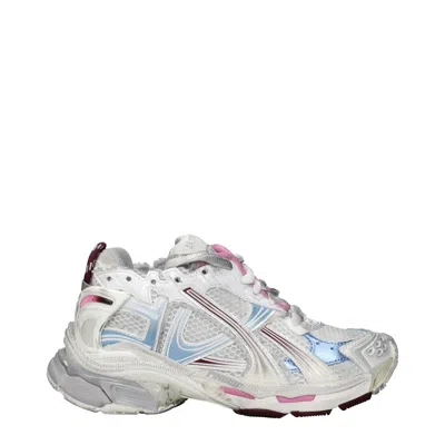BALENCIAGA 巴黎世家 女装S 灰色/酒红色面料跑步运动鞋