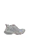 Balenciaga Sneaker Runner White Blue Pink Brown In Multicolor