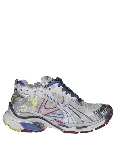 Balenciaga Women Runner Sneakers In White