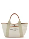 Balenciaga Sand Canvas Small Biarritz Shopping Bag