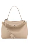 Balenciaga Women Sand Leather Medium Rodeo Handbag In Neutral