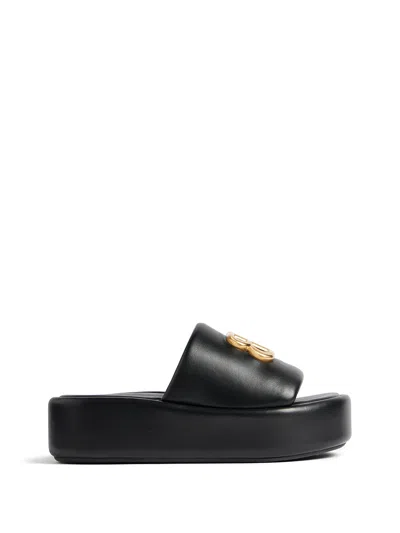 Balenciaga Women Sandal Rise In Black