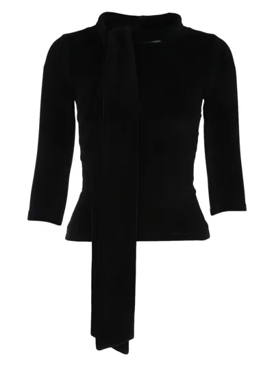 BALENCIAGA WOMEN'S SCARF TURTLENECK SWEATER