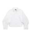 Balenciaga Semi Fitted Button-down Shirt In White