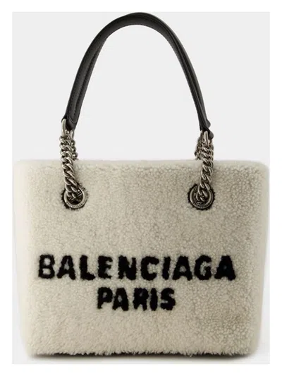 BALENCIAGA WOMEN'S SHEARLING DUTY FREE S HANDBAG