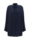 Balenciaga Long Sleeves Jacquard Logo Shirt