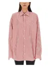Balenciaga Women Shirt With Logo In Red