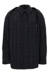 Balenciaga Shirt Collared Neck Sleeveless In Multicolor